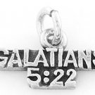 STERLING SILVER GALATIANS 5:22 CHARM/PENDANT