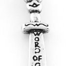 STERLING SILVER 3D ARMOR OF GOD-SWORD CHARM