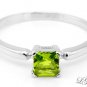 STERLING SILVER AUGUST BIRTHSTONE CZ CHILD RING SZ 5
