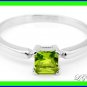 STERLING SILVER AUGUST BIRTHSTONE CZ CHILD RING SZ 5