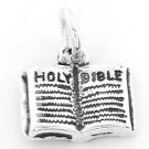 STERLING SILVER HOLY BIBLE CHARM/PENDANT