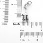 STERLING SILVER ELECTRIC GUITAR CHARM/PENDANT