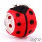 SILVER LADYBUG ENAMEL BEAD FITS ALL EUROPEAN BRACELETS