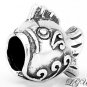 STERLING SILVER FISH BEAD FITS EUROPEAN BRACELETS