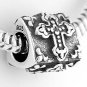 STERLING SILVER FANCY CROSS BEAD FIT EUROPEAN BRACELETS