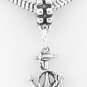 STERLING SILVER DANGLING 3D FAITH ANCHOR EUROPEAN BEAD