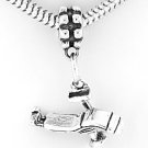STERLING SILVER DANGLING 3D DENTAL DENTIST CHAIR EUROPEAN BEAD