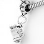 STERLING SILVER DANGLING 3D DENTAL DENTIST CHAIR EUROPEAN BEAD