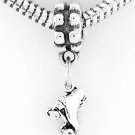 STERLING SILVER DANGLING ROLLER SKATE EUROPEAN BEAD
