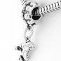 STERLING SILVER DANGLING ROLLER SKATE EUROPEAN BEAD