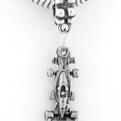 STERLING SILVER DANGLING INDY RACE CAR EUROPEAN BEAD