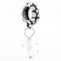 STERLING SILVER DANGLING APRIL BIRTHSTONE EUROPEAN BEAD
