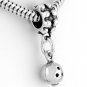 STERLING SILVER DANGLING BOWLING BALL EUROPEAN BEAD