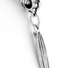 STERLING SILVER DANGLING SURFBOARD EUROPEAN BEAD