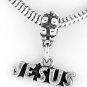 STERLING SILVER DANGLING JESUS EUROPEAN BEAD