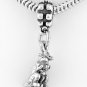 STERLING SILVER DANGLING 3D NOAH'S ARK KANGAROOS EUROPEAN BEAD