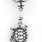 STERLING SILVER DANGLING TURTLE EUROPEAN BEAD