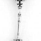 STERLING SILVER DANGLING 3D GAVEL BEAD