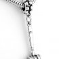 STERLING SILVER DANGLING 3D GAVEL BEAD
