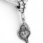 STERLING SILVER DANGLING 3D CONCH SHELL EUROPEAN BEAD