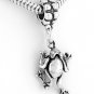 STERLING SILVER DANGLING FROG EUROPEAN BEAD