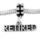 STERLING SILVER DANGLE RETIRED EUROPEAN STYLE BEAD