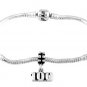 STERLING SILVER DANGLE NUMBER 100 EUROPEAN BEAD