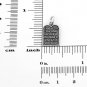 SILVER EXODUS 20:7 TEN COMMANDMENT NUMBER 3  CHARM/PENDANT