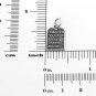STERLING SILVER EXODUS 20:14 TEN COMMANDMENT #7  CHARM/PENDANT