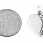 STERLING SILVER ELEGANT FILIGREE HEART CHARM/PENDANT