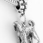 STERLING SILVER AFGHAN HOUND DOG EUROPEAN BEAD