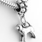 STERLING SILVER DANGLING COCKER SPANIEL DOG EUROPEAN BEAD
