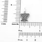 STERLING SILVER MENORAH CHARM/PENDANT