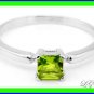 STERLING SILVER AUGUST BIRTHSTONE CZ CHILD RING SZ 6