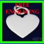 STERLING SILVER SMALL HEART PENDANT FREE FRONT SIDE ENGRAVING