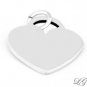 STERLING SILVER HEART PENDANT FREE FRONT SIDE ENGRAVING