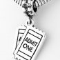 STERLING SILVER DANGLING MOVIE TICKETS EUROPEAN BEAD