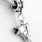 STERLING SILVER DANGLING 3D ROLLERBLADE/ INLINE SKATE BEAD