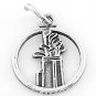 STERLING SILVER GOLF CLUB AND BAG CHARM/ PENDANT