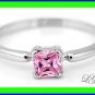 STERLING SILVER OCTOBER BIRTHSTONE CZ CHILD RING SZ 6
