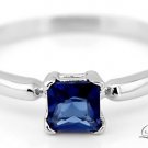 STERLING SILVER SEPTEMBER BIRTHSTONE CZ CHILD RING SZ 6