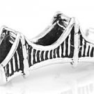 STERLING SILVER 3D GOLDEN GATE BRIDGE CHARM