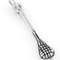 STERLING SILVER 3D LACROSSE STICK CHARM/PENDANT
