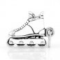 STERLING SILVER SMALL INLINE SKATE CHARM/PENDANT