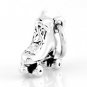 STERLING SILVER 3D SMALL ROLLER SKATE CHARM/PENDANT