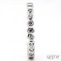 STERLING SILVER ROUND CUT ETERNITY BAND RING SZ 9