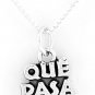 STERLING SILVER QUE PASA CHARM WITH 16" NECKLACE