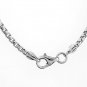STERLING SILVER 5mm ITALIAN ROUND BOX CHAIN 20" NECKLACE