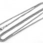 STERLING SILVER 3.5mm ITALIAN ROUND BOX CHAIN 20" NECKLACE
