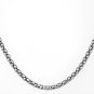 STERLING SILVER 2mm ITALY POPCORN STYLE 20" NECKLACE
